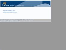 Tablet Screenshot of cashcon.suntrust.com